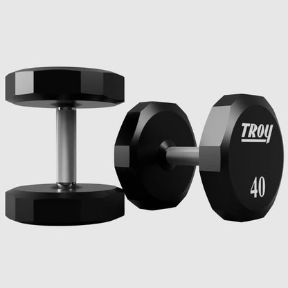TROY TSD-U 12-Sided Urethane Encased Dumbbell