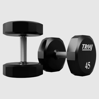 TROY TSD-U 12-Sided Urethane Encased Dumbbell