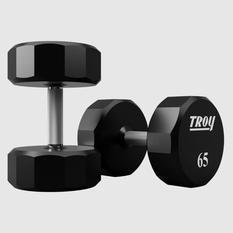 TROY TSD-U 12-Sided Urethane Encased Dumbbell