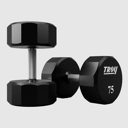 TROY COMMPAC-TSDU100 Urethane Dumbbell Set with Racks