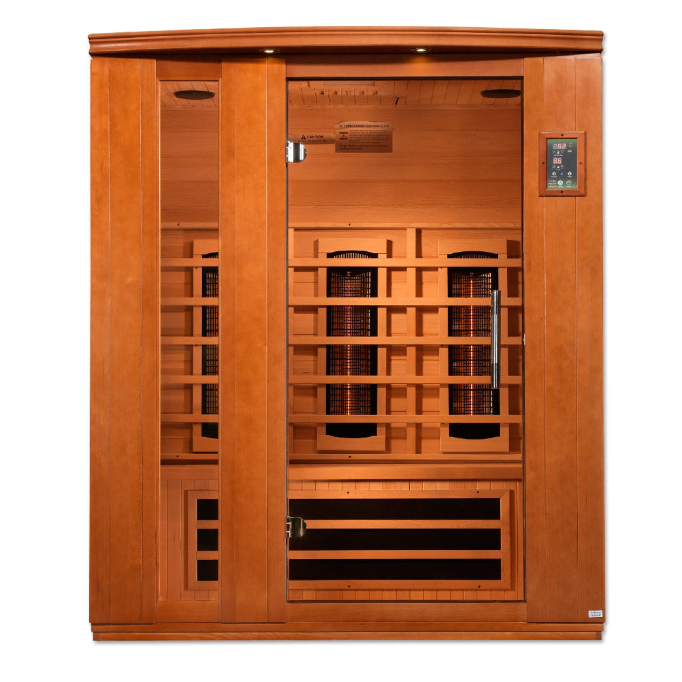 Dynamic Saunas Lugano 3 Person Full Spectrum Infrared Sauna - DYN-6336-03 FS