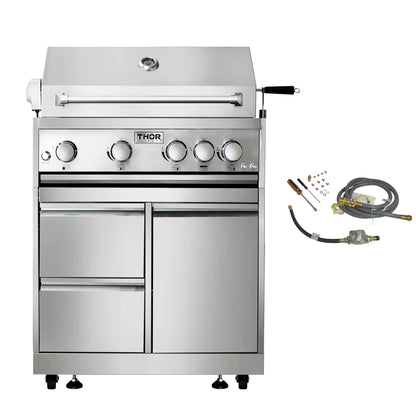 Thor Kitchen 32-Inch Liquid Propane Freestanding Grill - AP2-MK-LP