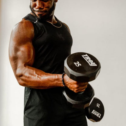 TROY TSD-U 12-Sided Urethane Encased Dumbbell