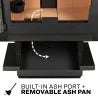 US Stove 2,000 Sq. Ft. Pedestal Wood Stove -SKU_1769009238838_888