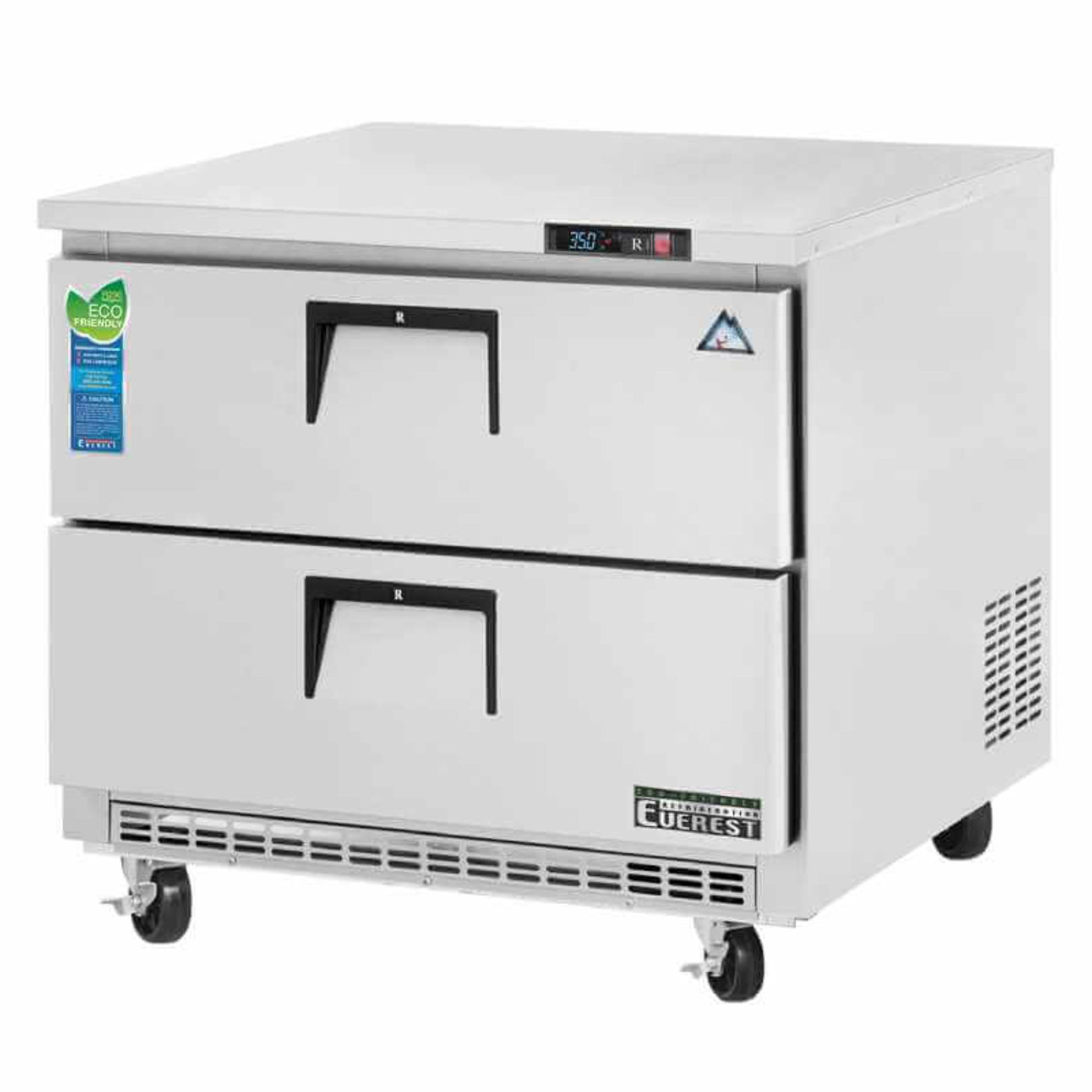 Everest - ETBSR2-D2, Commercial 35" Undercounter Refrigerator Two Drawer - ETBSR2-D2