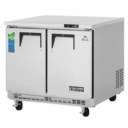 Everest - ETBSR2, Commercial 35" Undercounter Worktop Refrigerator - ETBSR2