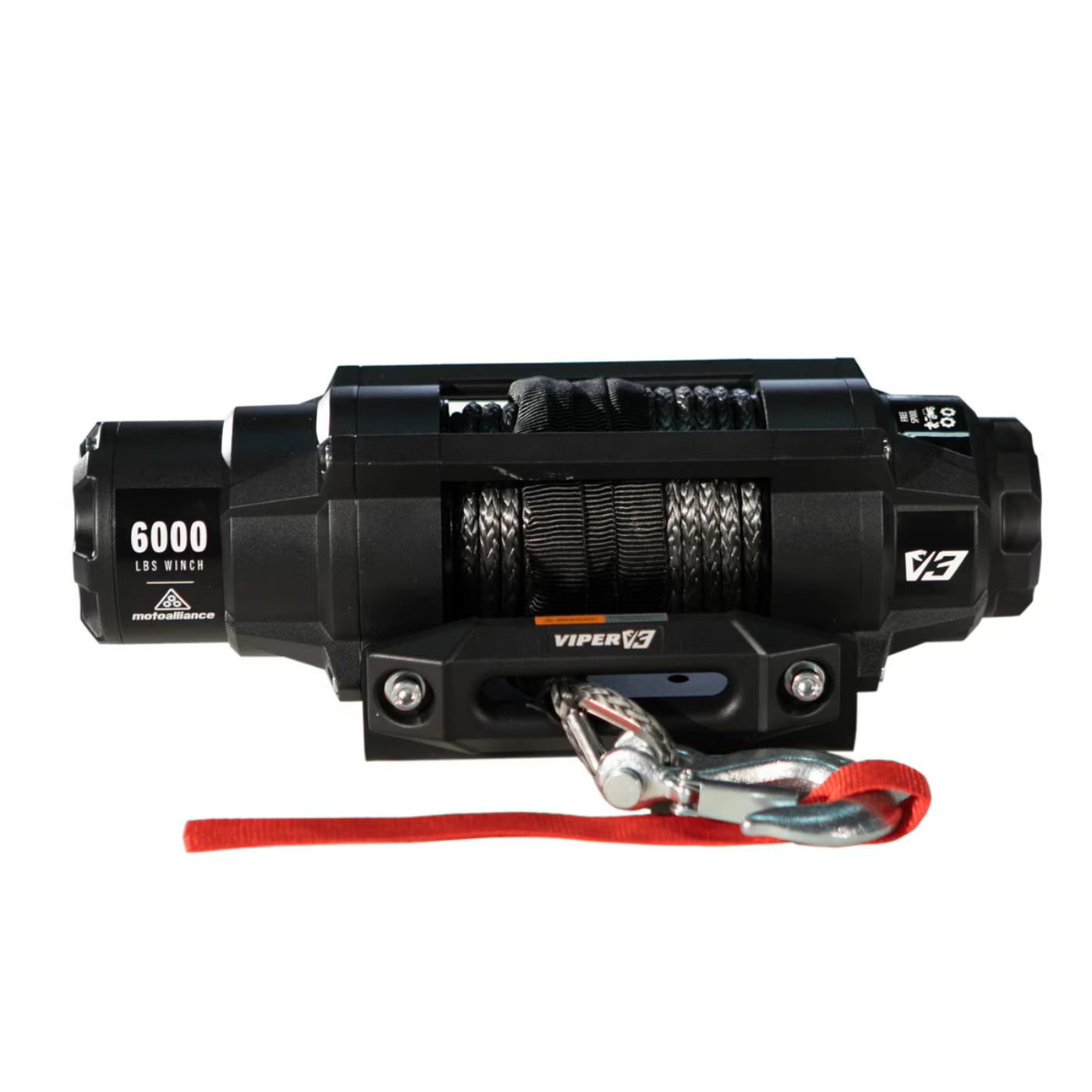 MotoAlliance Viper UTV Winch V3 Wide Spool 6000lbs New - V36000SE_BL