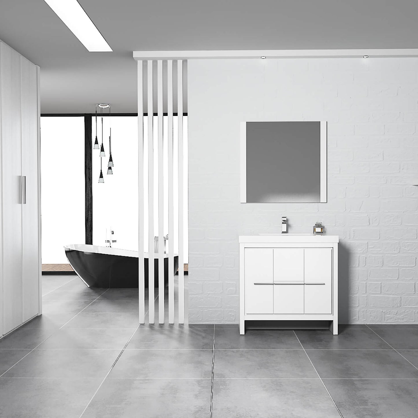 Blossom Milan 36 Inch Bathroom Vanity - V8014 36 01
