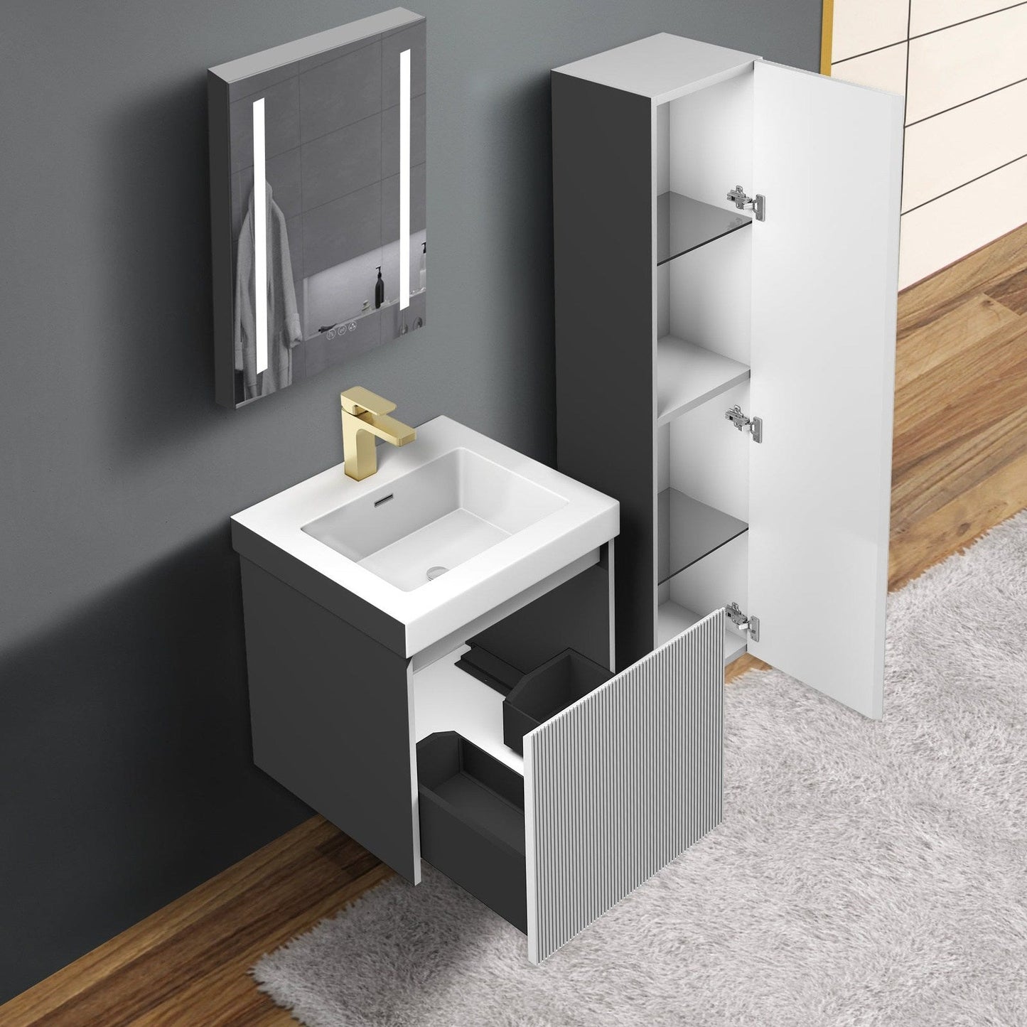Blossom Positano 20″ Bathroom Vanity - V8028 20 01