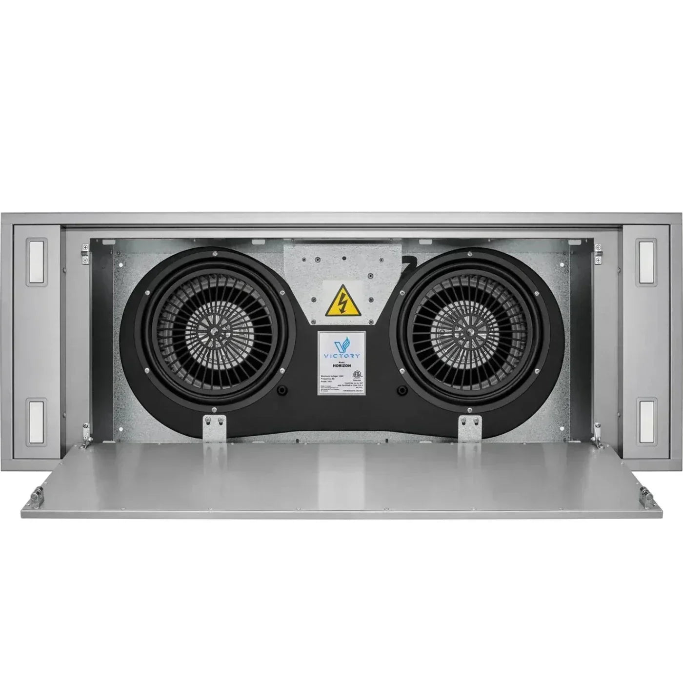 Victory Range 42 Inch 900 CFM Flush Ceiling Mount Range Hood in Stainless Steel - Horizon