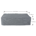 Valencia Fire Table Cover Dimensions
