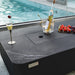Valencia Fire Table  with Lid Closeup