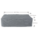 Varna Fire Table Cover Dimensions