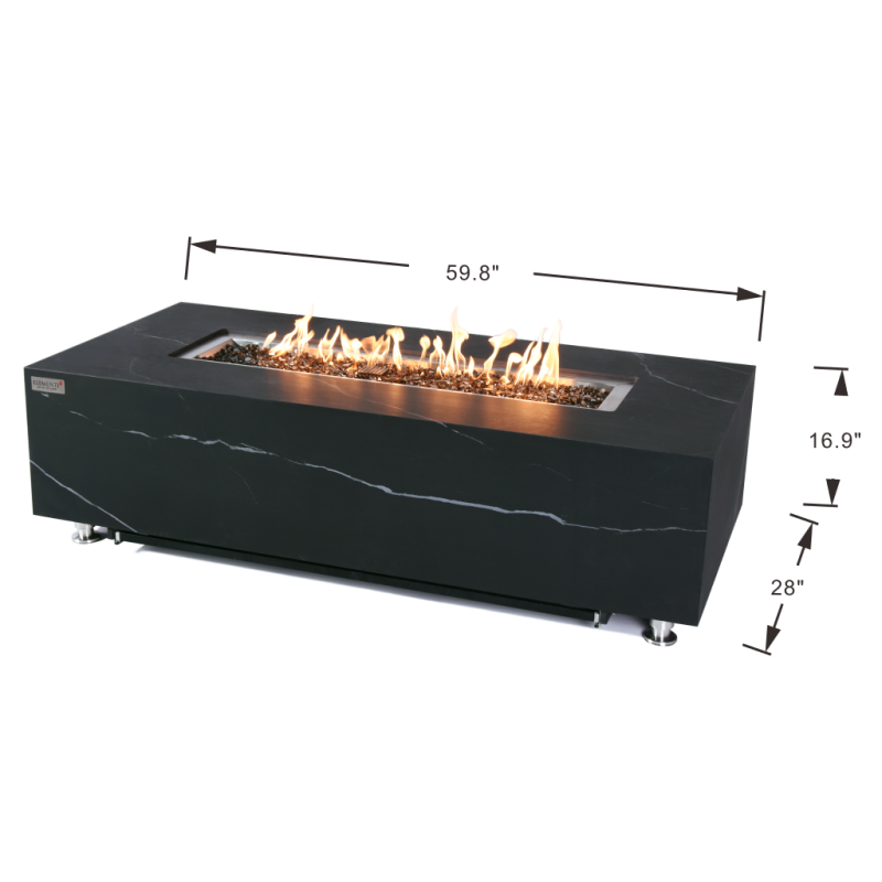 Varna Fire Table Dimensions