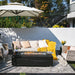 Varna Fire Table Outdoor Setup