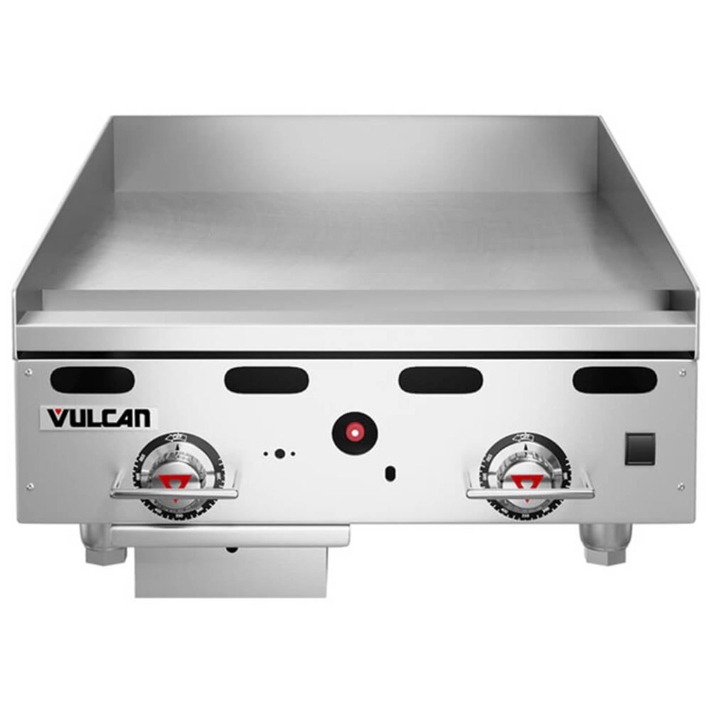 Vulcan MSA36-102 36 Countertop Liquid Propane Gas Griddle with Snap Action Thermostatic Controls - 81 000 BTU - MSA36-102