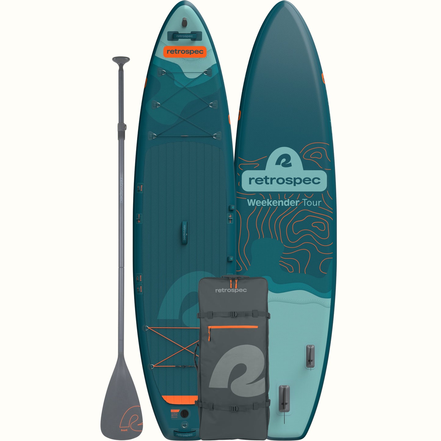 Retrospec Weekender Tour Inflatable Stand Up Paddle Board 11’6’’ - 6624