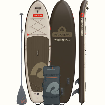 Retrospec Weekender XL Inflatable Stand Up Paddle Board 11’ - 6623