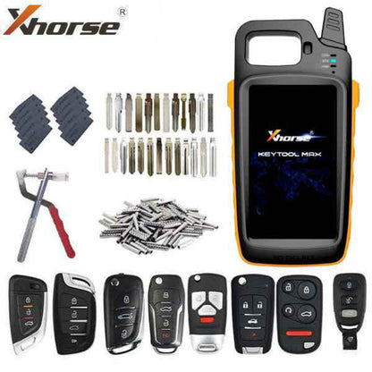 VVDI Key Tool MAX & Universal Remote Key Starter Bundle w/ Blades / Super Chips / Pins & Disassembling Tool (Xhorse) - XHS-VVDI-MAX-KIT