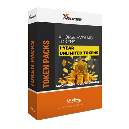1-Year Unlimited VVDI Tokens for VVDI MB Tool (Xhorse) - (machine sold separately) - XHS-VVDITK-UL