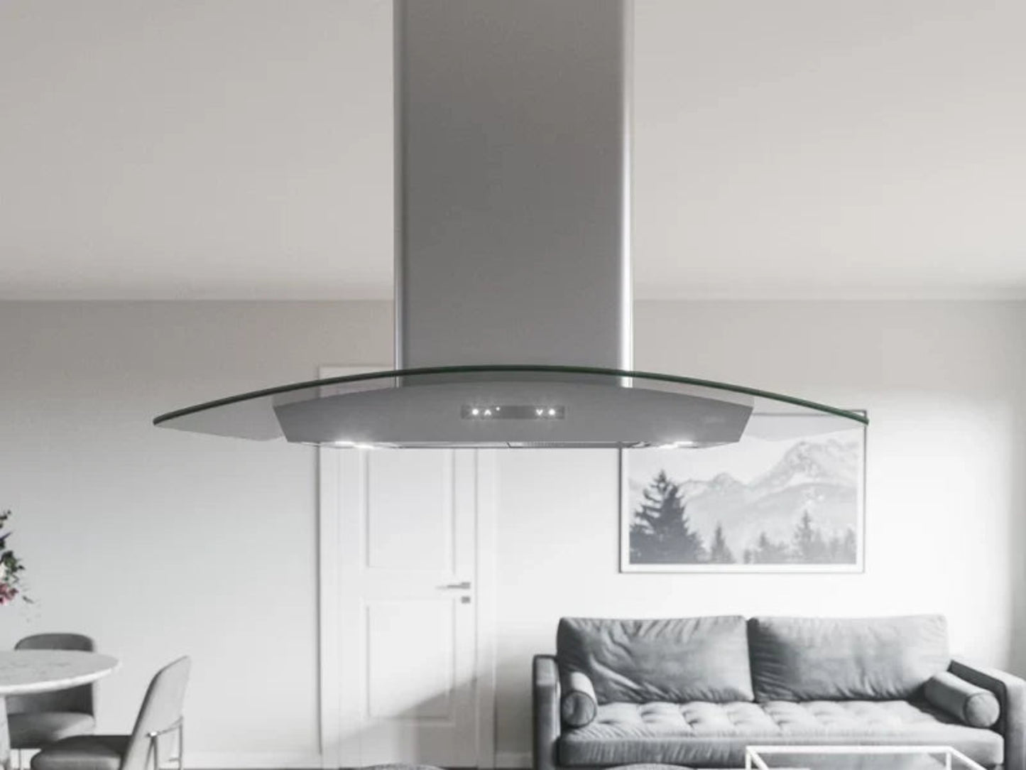 Zephyr ZMLM90CS 36" Milano Island Stainless Steel - ZMLM90CS