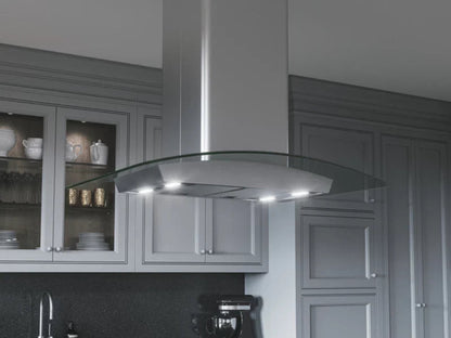 Zephyr ZMLM90CS 36" Milano Island Stainless Steel - ZMLM90CS
