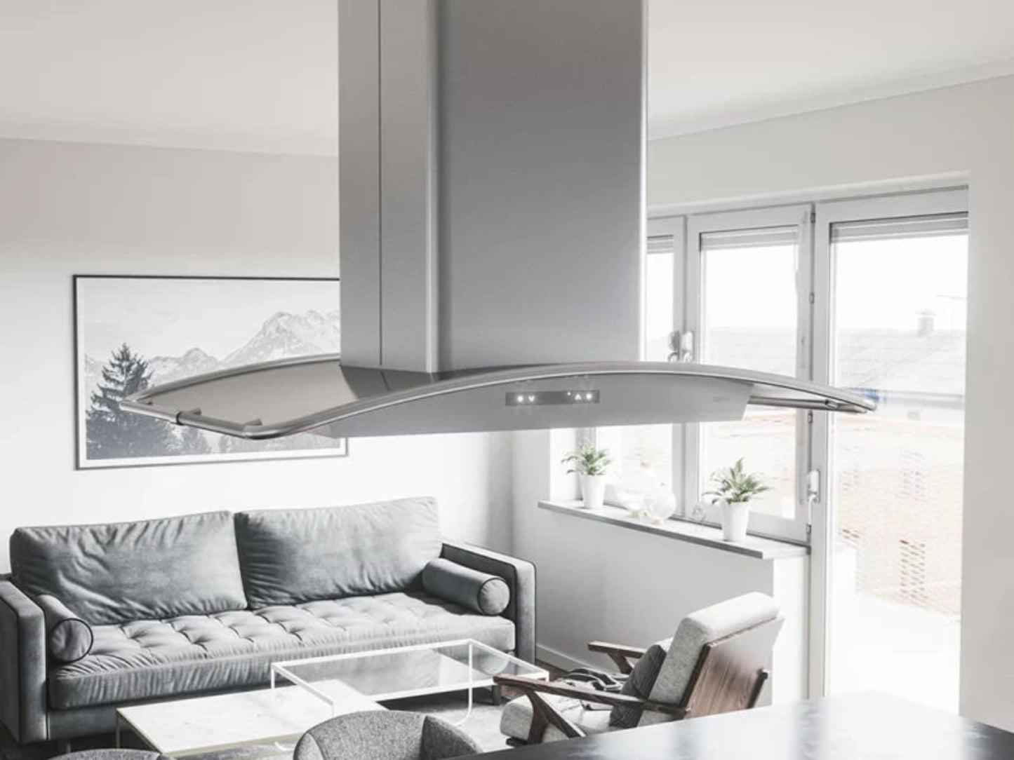 Zephyr ZMLM90CS 36" Milano Island Stainless Steel - ZMLM90CS