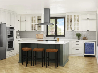 Zephyr ZREM90BBSGG 36" Ravenna Island Black Stainless Steel - ZREM90BBSGG