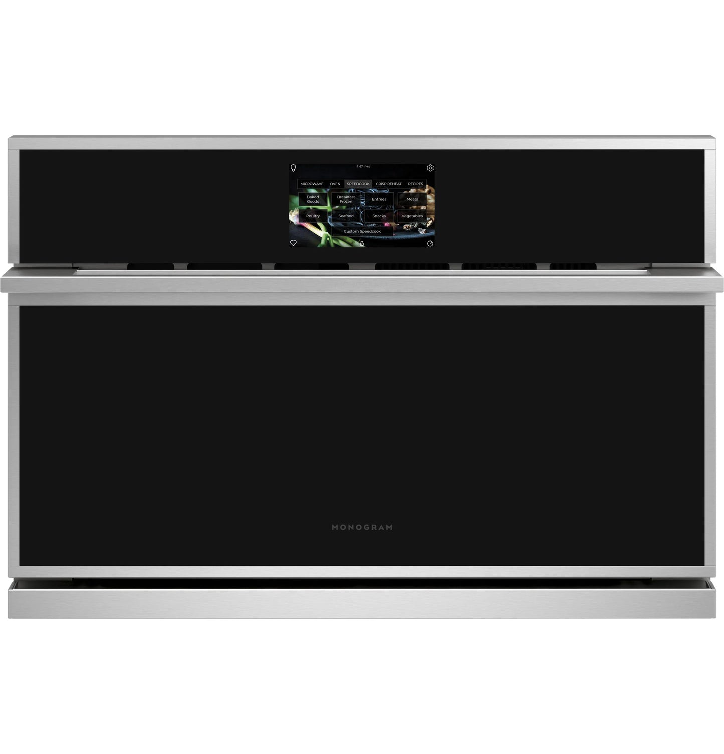 Monogram ZSB9131VSS 30" Minimalist Five-in-One Wall Oven with 120V Advantium Technology Stainless Steel - ZSB9131VSS