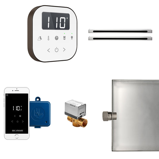 Mr. Steam AirButler Max Linear Package White Oil Rubbed Bronze - ABUTLERLXWOR