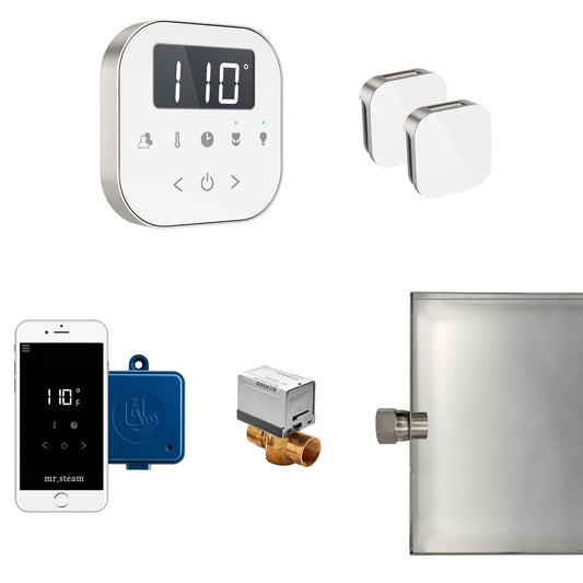 Mr Steam  AirButler Max Package White Brushed Nickel - ABUTLERXW-BN
