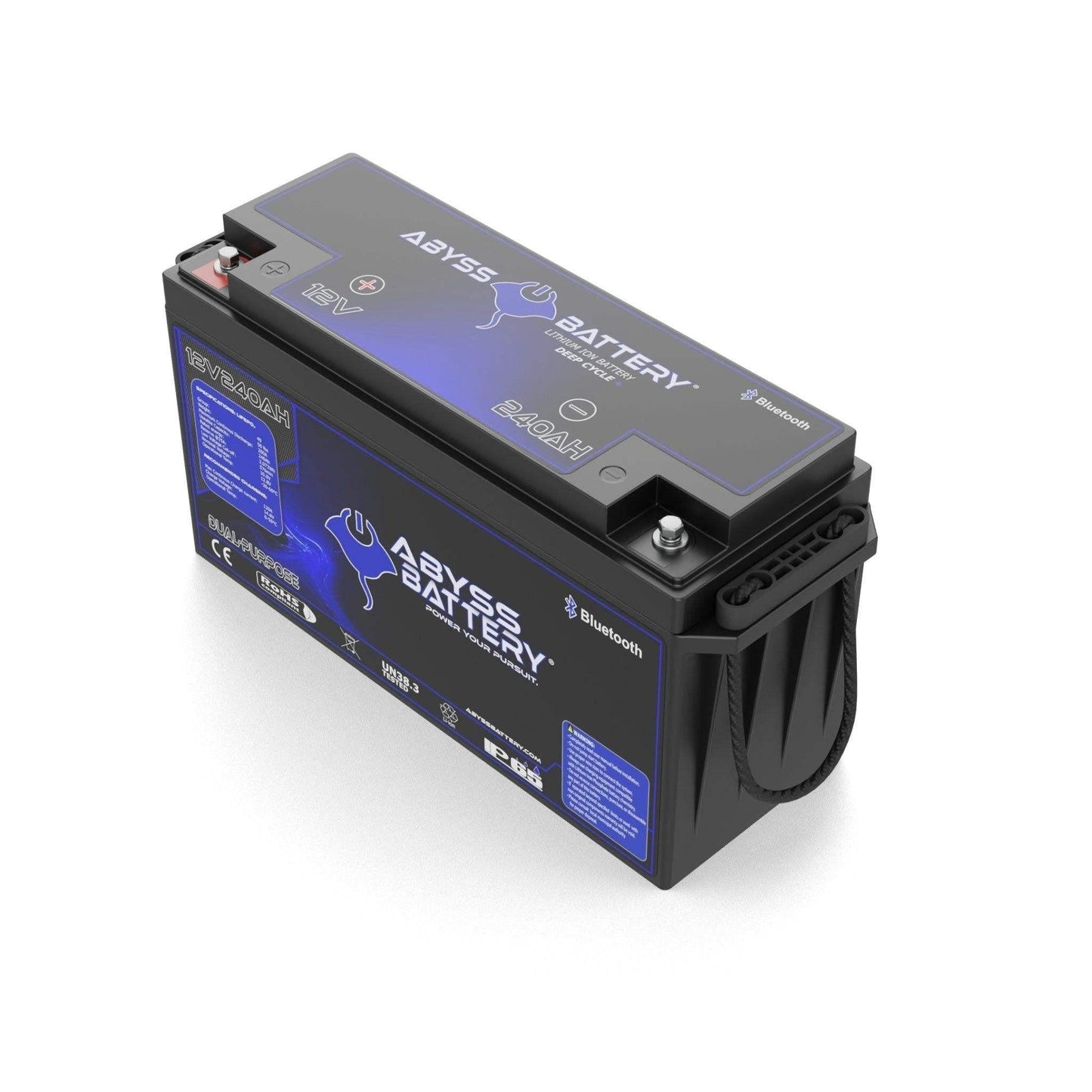 Abyss Battery  12V 240Ah Dual Purpose Lithium Marine Battery - AB-12V240-BT