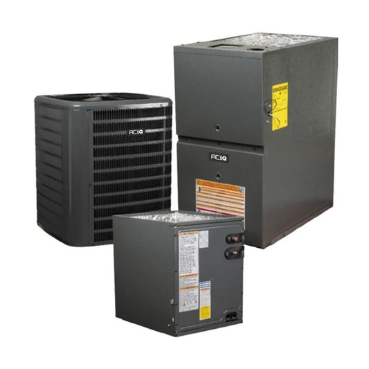2 Ton 13.4 SEER2 80% AFUE 60,000 BTU Gas Furnace and R32 Air Conditioner System - Upflow