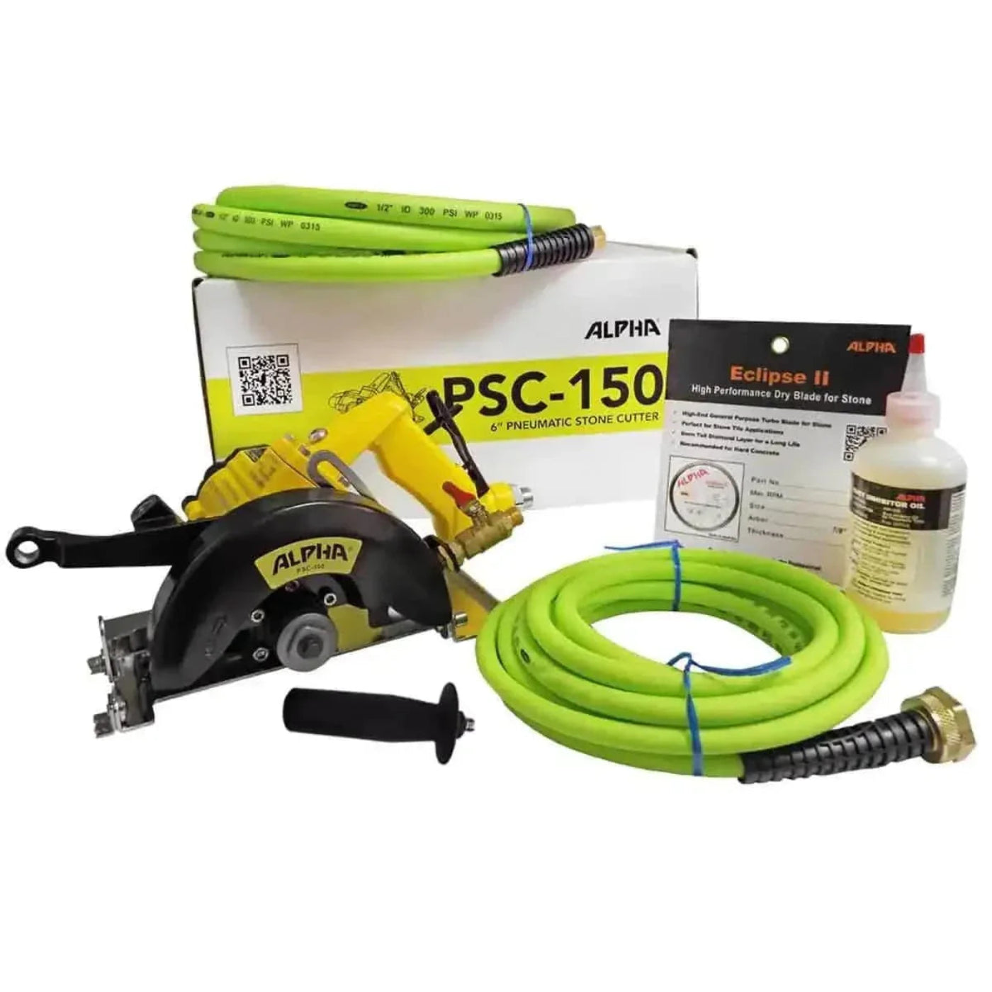 Alpha 6" Pneumatic Stone Cutter - PSC-150