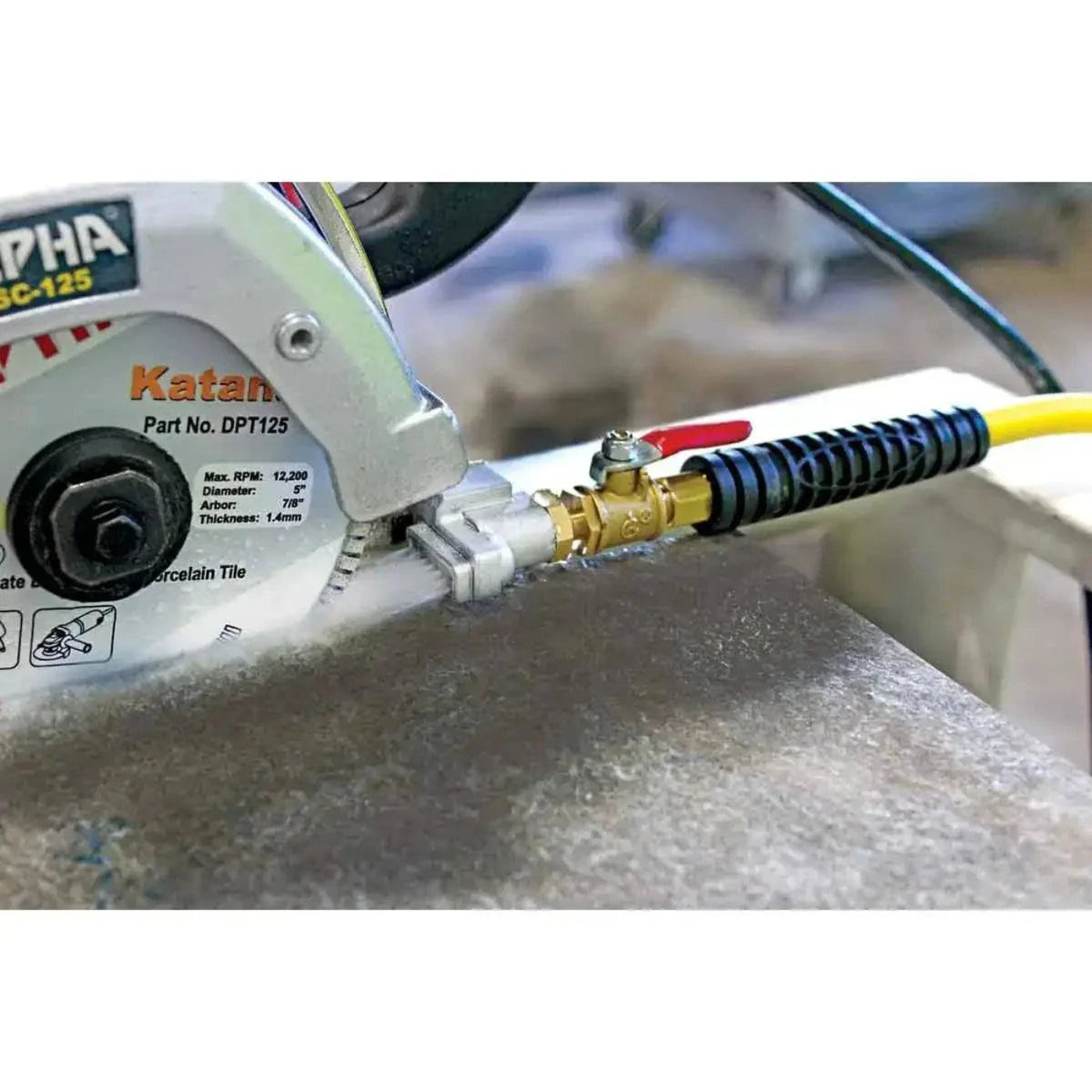 Alpha Tools ESC-125 5" Electric Wet/Dry Stone Cutter - ESC-125