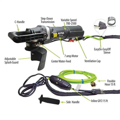 Alpha Tools Variable Speed Wet Polisher - VSP-320