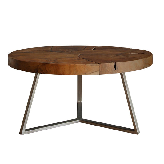 New Pacific Direct Leon Reclaimed Teak Wood Coffee Table 9600024