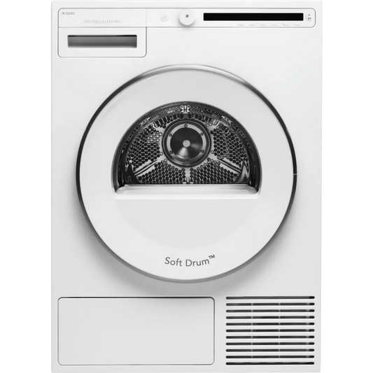 Asko 24 Inch Classic White Condenser Dryer - T208CW