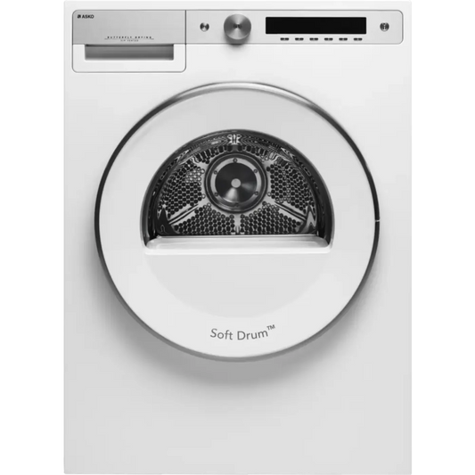 Asko 24 Inch Style White Vented Dryer - T611VUW
