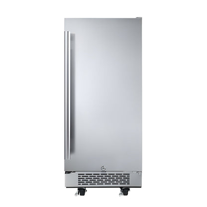 Avallon 15 Inch Wide 3.3 Cu.Ft. Energy Efficient Outdoor Approved Beverage Center with LED Lighting - AFR151SSODRH