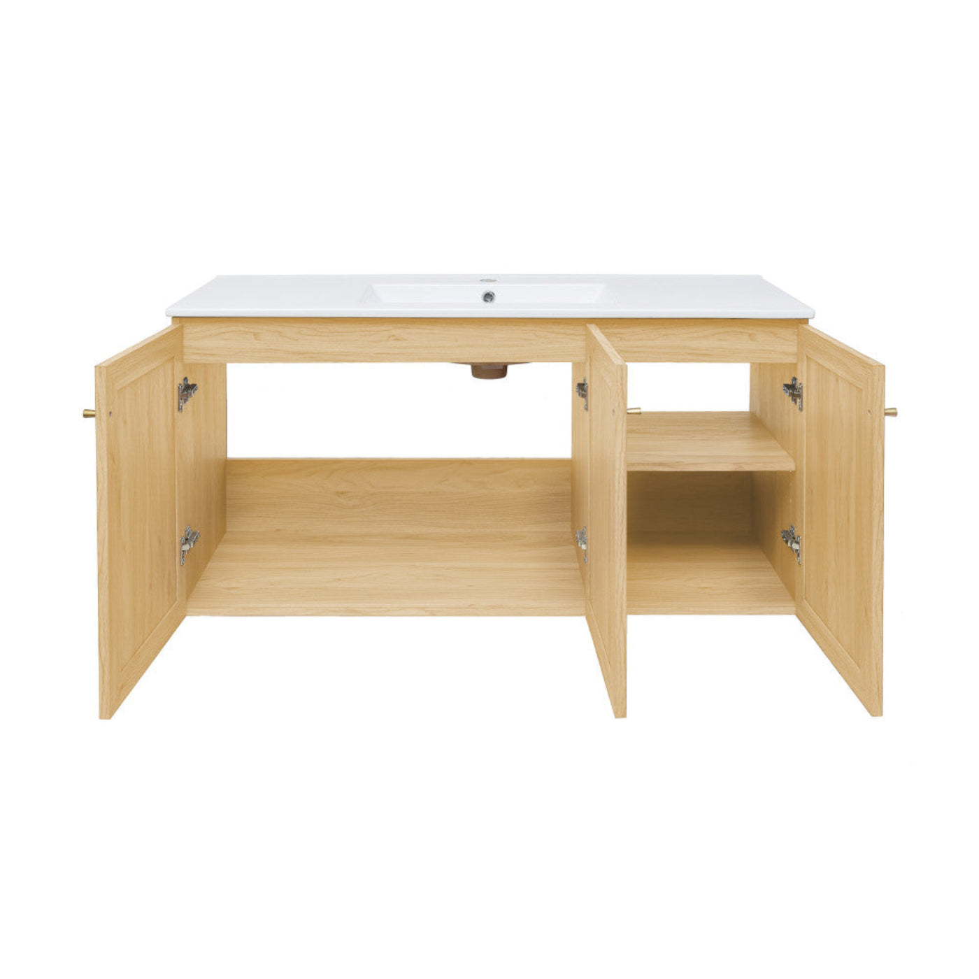 Swiss Madison Classe 48" Wall-Mounted Bathroom Vanity in Natural Oak - SM-BV2807NO
