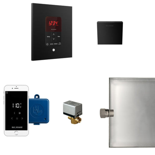 MSBUTLER1SQ-MB - Butler Steam Generator Control Kit / Package - Square - Matte Black -  MSBUTLER1SQ-MB