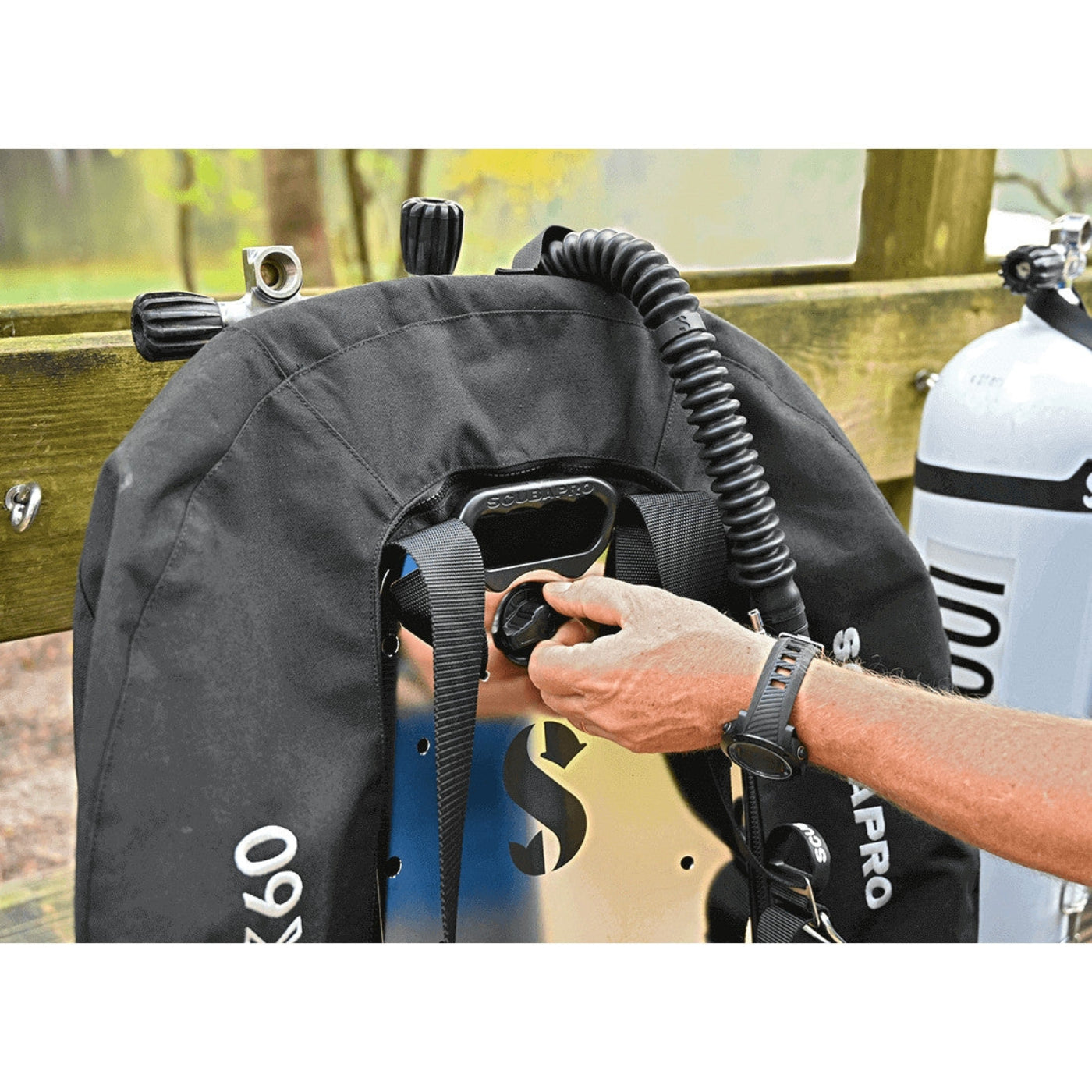 Scubapro S-TEK PURE Harness System w/ Stainless Steel - BCD362 22.241.001