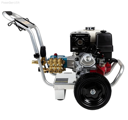 BE Power Equipment 4000 PSI 4.0 GPM Gas Pressure Washer with Honda GX390 Engine and CAT Triplex Pump - PowerGen USA - PE-4013HWPACAT