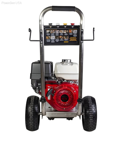 Be Power Equipment 4000 PSI 4.0 GPM Gas Pressure Washer with Honda GX390 Engine and Comet Triplex Pump - PowerGen USA - PE-4013HWPSCOMZ