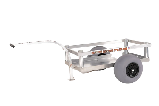 Alumacart Bimini Beach and Fishing Wagon with Rod Holders With No Hitch New - ALUM203