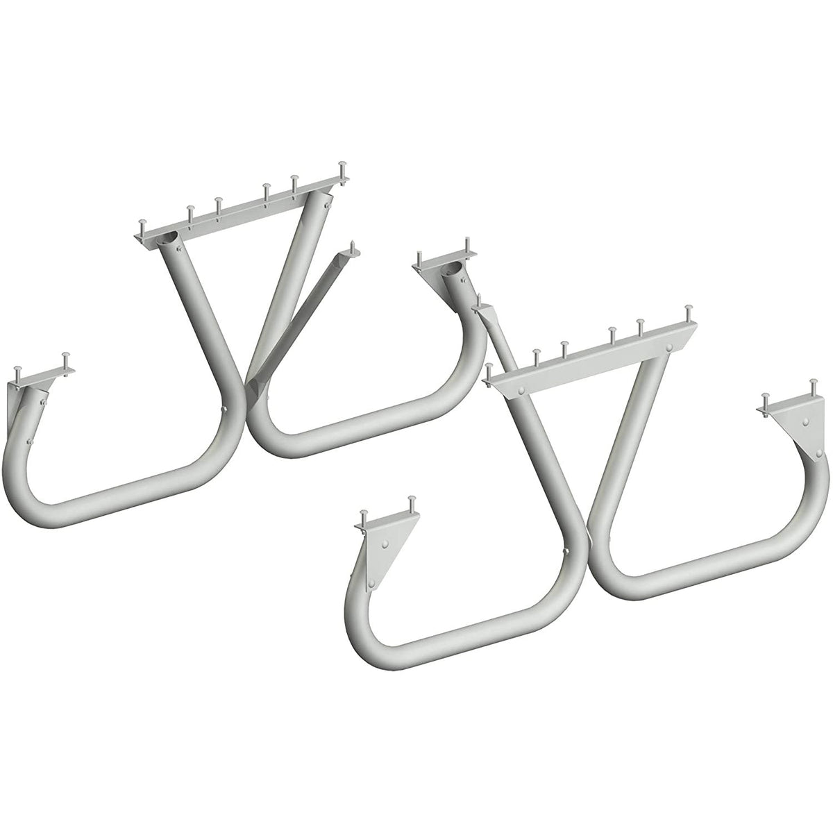 Pilot Rock 6 Pack 6'/8' Outdoor Steel Non Tip Picnic Table Leg Kits (Frame Only) - 415922
