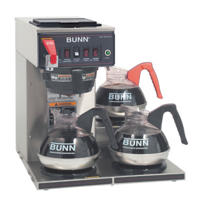 Bunn 12950.0212 CWTF15-3 Automatic 3.9 Gallons Per Hour Coffee Brewer - BU129500212