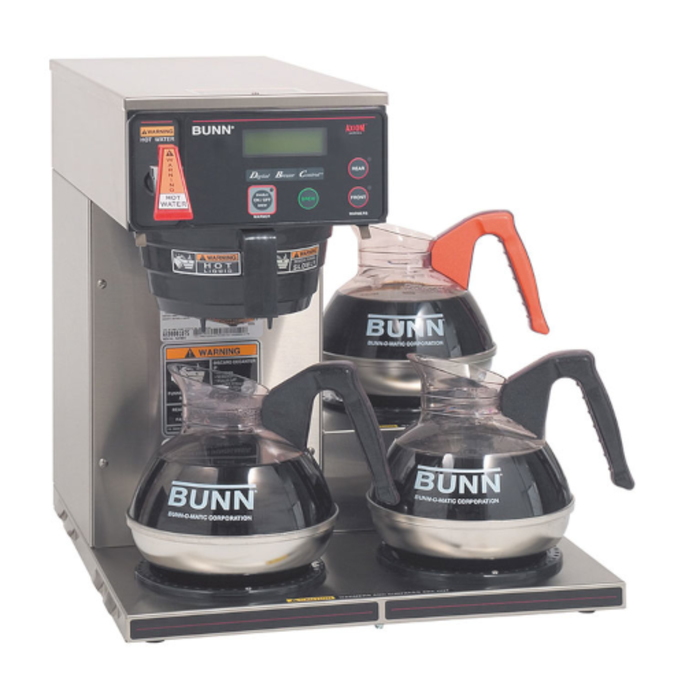 Bunn 38700.0009 AXIOM-DV-3 200 oz. Capacity Dual Voltage Coffee Brewer - BU387000009