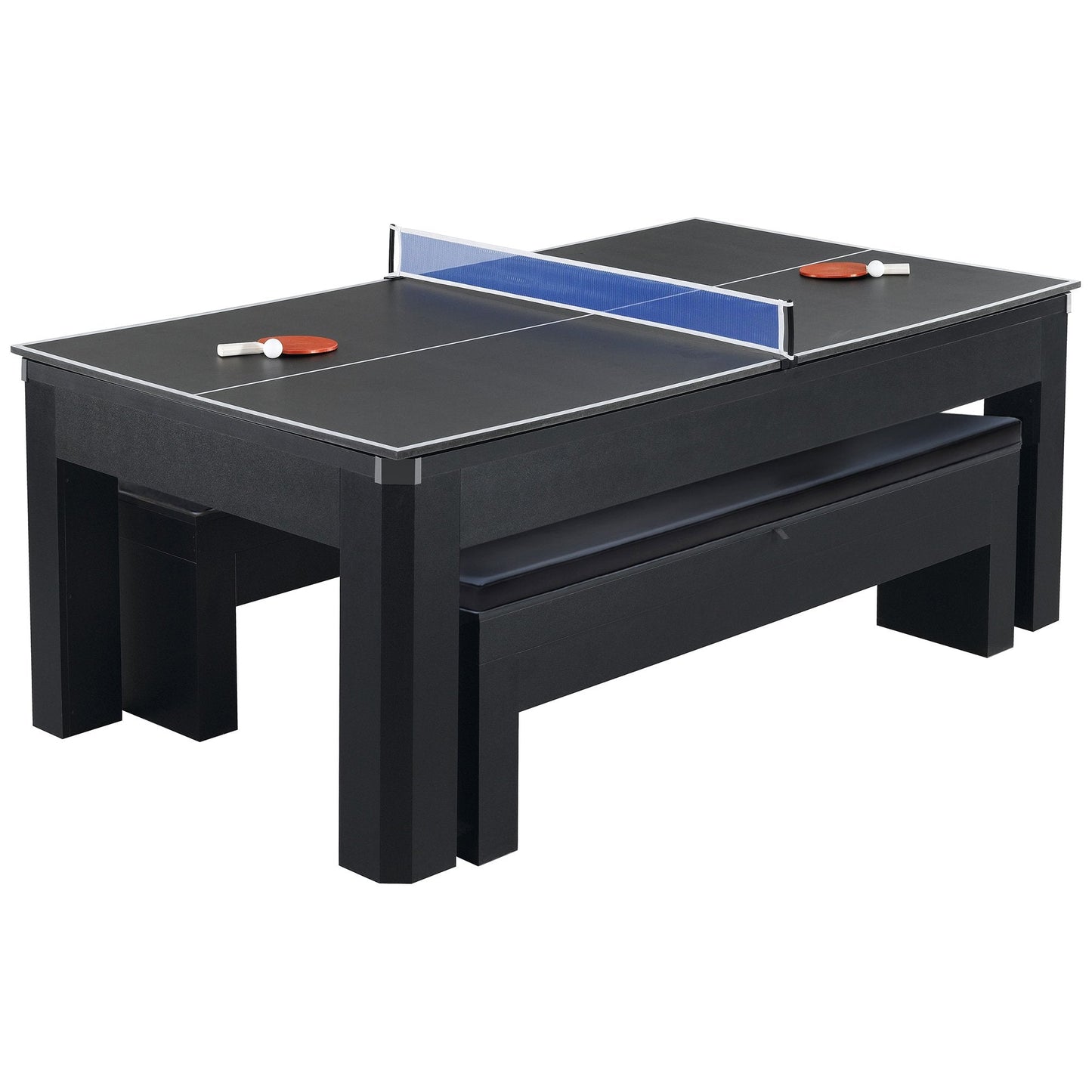 Hathaway Park Avenue 7ft Multi Game Table with Top & Benches - BG2530PR